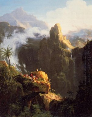 Landschaft Komposition Johannes in der Wildnis 1827