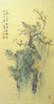 Plum & Birds - Peinture chinoise