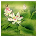 Lotus-Sommar - kinesisk målning