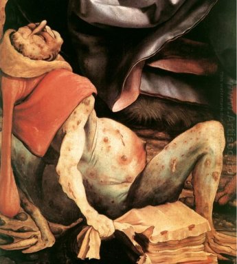 Lijden Man Details uit de verleiding van Sint Antonius 1515