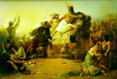 Pizarro die Beschlagnahme der Inka aus Peru