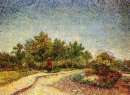 Lane In Voyer D Argenson Park At Asnieres 1887