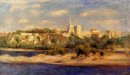 Badande på stranden av The Thone i Avignon 1910