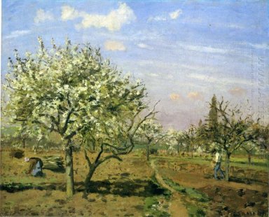 orchard in blossom louveciennes 1872