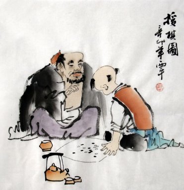 Шахматы - китайской живописи