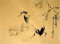 Crane-Pine - Pittura cinese