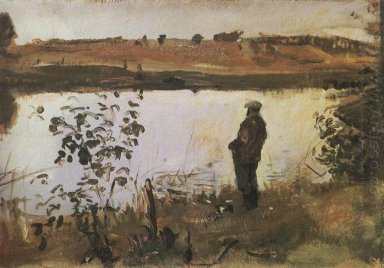 Künstler K Korovin On The River Bank 1905