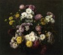 Fleurs Chrysanthèmes 1876