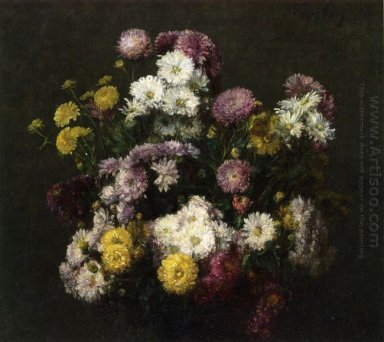 Flowers Chrysanthemums 1876