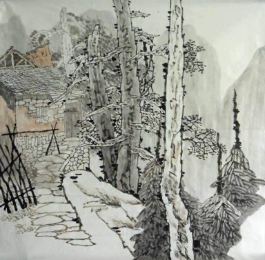 Rumah - Lukisan Cina