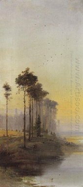 landscape with pines