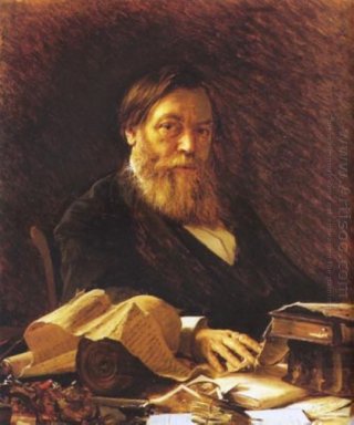 Russische schrijver Pavel Melnikovstraat 1876