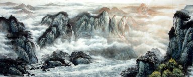 Montagne et de l\'eau - peinture chinoise