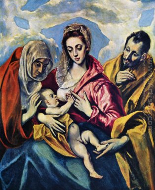 Sacra Famiglia (La Vergine del Buon Milk) 1594-1604