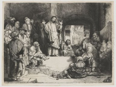 Cristo que predica 1652