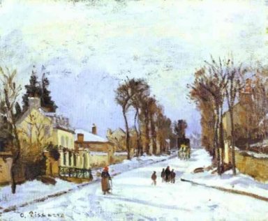 De versailles road in louveciennes 1869