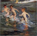 Children At The Beach 1899