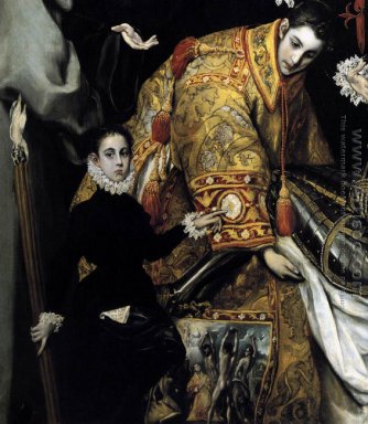 Погребение графа Оргаса (деталь 4) 1586-88