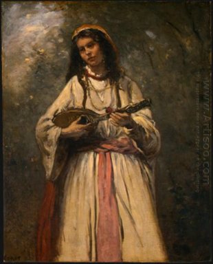 Gypsy Girl med Mandolin