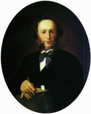 Retrato del artista I K Aivazovsky