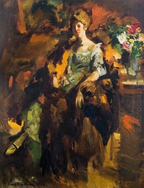 Kvinna Porträtt 1922