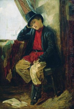 Retrato de Vladimir Makovsky en la infancia