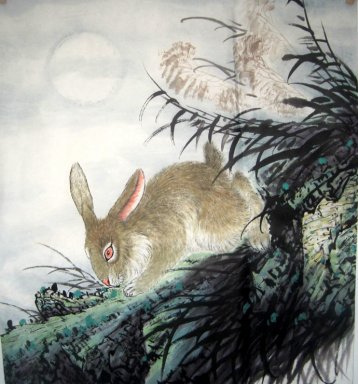 Rabbit - pittura cinese