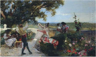 Valenzana Dance In An Orange Grove 1898