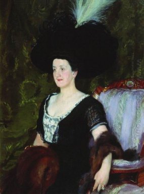 Portrait d\'une femme A V Rzhevuskaya 1909