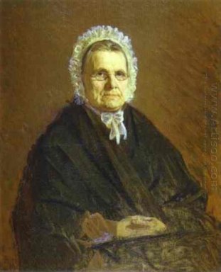 Retrato de Theodora Saltykova O pintor S sogra 1875