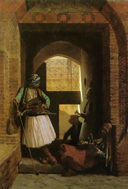 Arnauts de El Cairo en la Puerta de Bab-el-Nasr