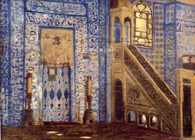 Interior de uma mesquita