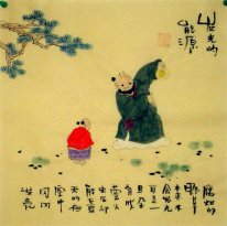 Oude Beijingers, firefly - Chinees schilderij