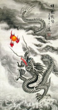 Dragon - Chinesische Malerei