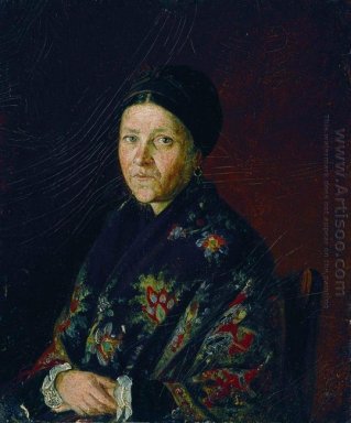 Retrato de un artista Bocharova S tías 1859