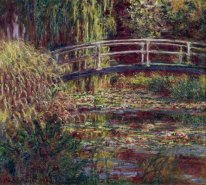 The Japanese Bridge The Water Lily Pond Symphony In Rose