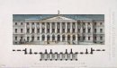 Design for the Smolny Institute in St Petersburg (façade)