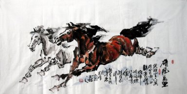 Horse - Pittura cinese