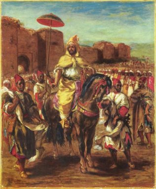 Ritratto del Sultano di Marocco 1862