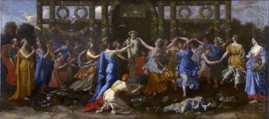 Hymenaios förklädd till en kvinna under ett offer till Priapus 1