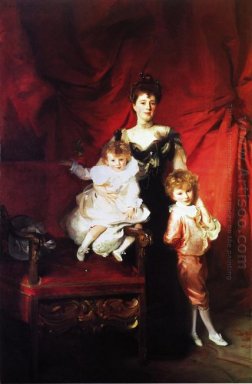 Mme Cazalet Et Ses Enfants 1901