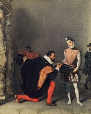 Дон Педро Толедо Kissing меч Генриха IV 1
