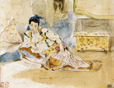 Sketch For The Women Of Algiers 1832