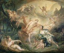 Apollo révélant sa divinité à la bergère Issé 1750