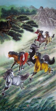 Horse - Pittura cinese