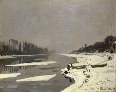 Ice Floes Op De Seine bij Bougival 1868
