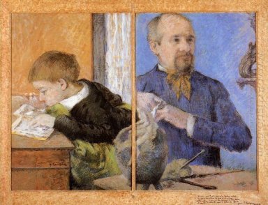 aube the sculptor and his son 1882