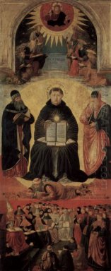 Triumfen av St Thomas Aquinas 1484