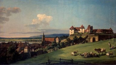 Vista de Pirna Desde El Castillo Sonnenstein