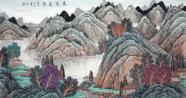 Montagne et de l\'eau - peinture chinoise